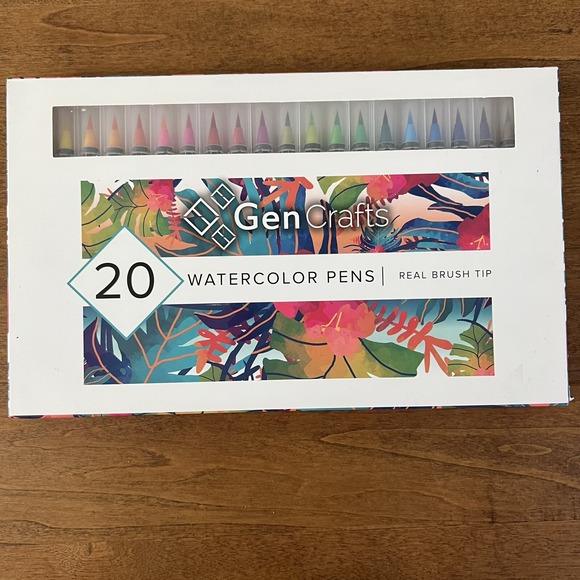 GenCrafts Other - GenCrafts FBAOPWCPB01 Watercolor Brush Pen Set - 20 Piece